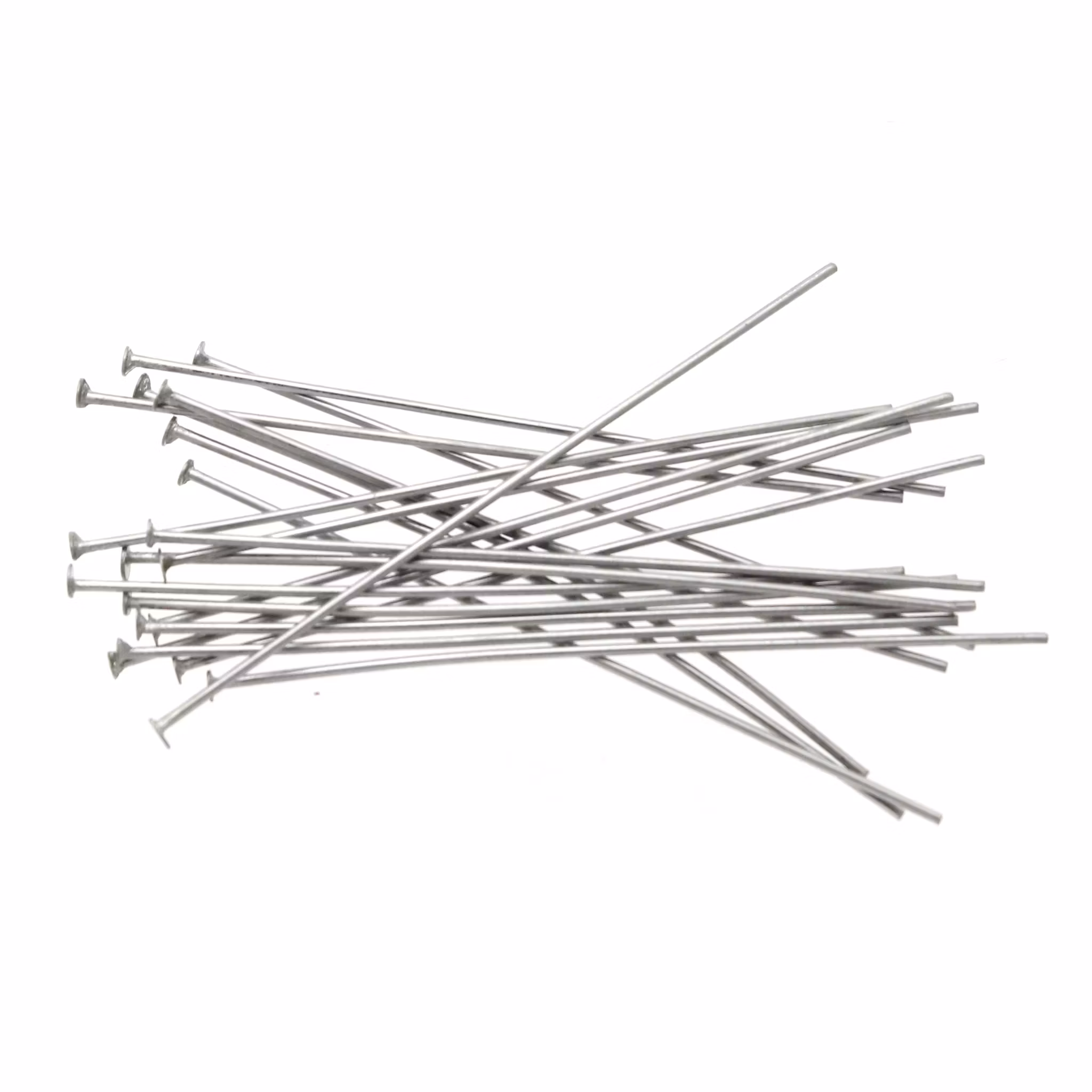 Mörkt Silverfärgade Hattpinnar 304 Rostfritt Stål 0,5mm 4cm 20st