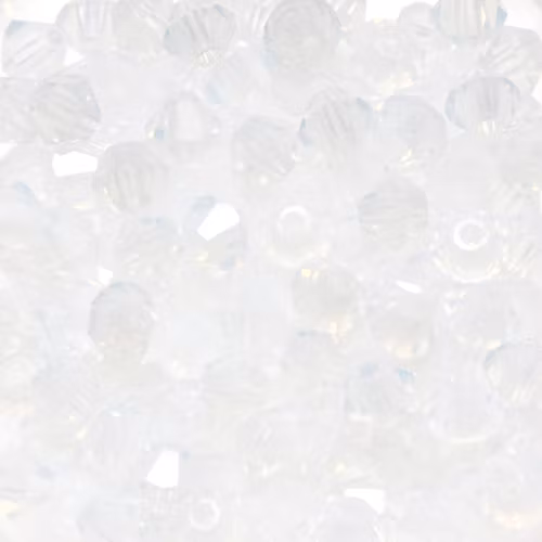White Opal Preciosa Bicone 4mm 144st