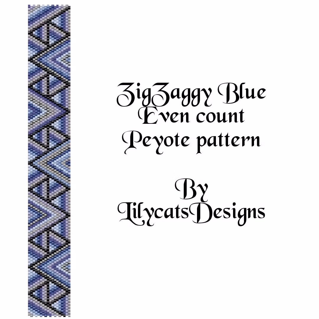 Zigzaggy Blue Armband PDF