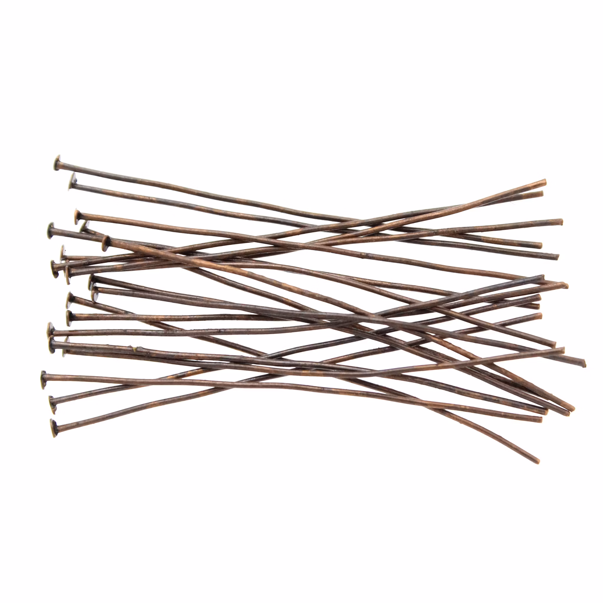 Kopparfärgade Hattpinnar 0,6mm 5cm 20st