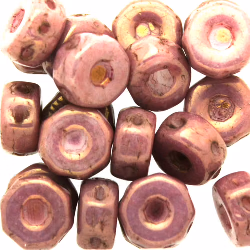 Opaque White Vega Luster Octo Beads 10g
