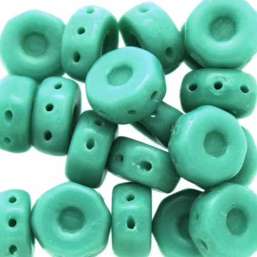 Green Turquoise Octo Beads 10g