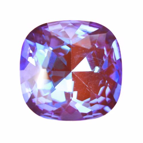 Burgundy Fluorescense AB A Kvalitet Kinesisk Strass Cushion Square 18mm 1st