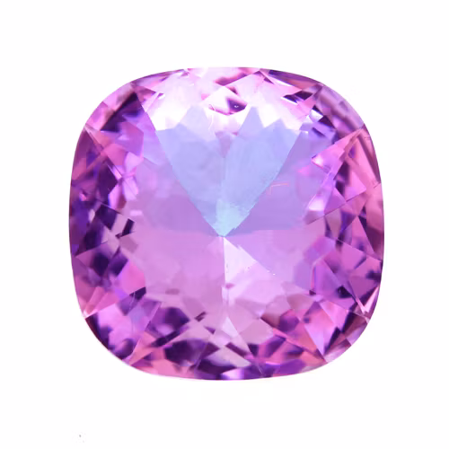 Violet Rainbow A Kvalitet Kinesisk Strass Cushion Square 18mm 1st