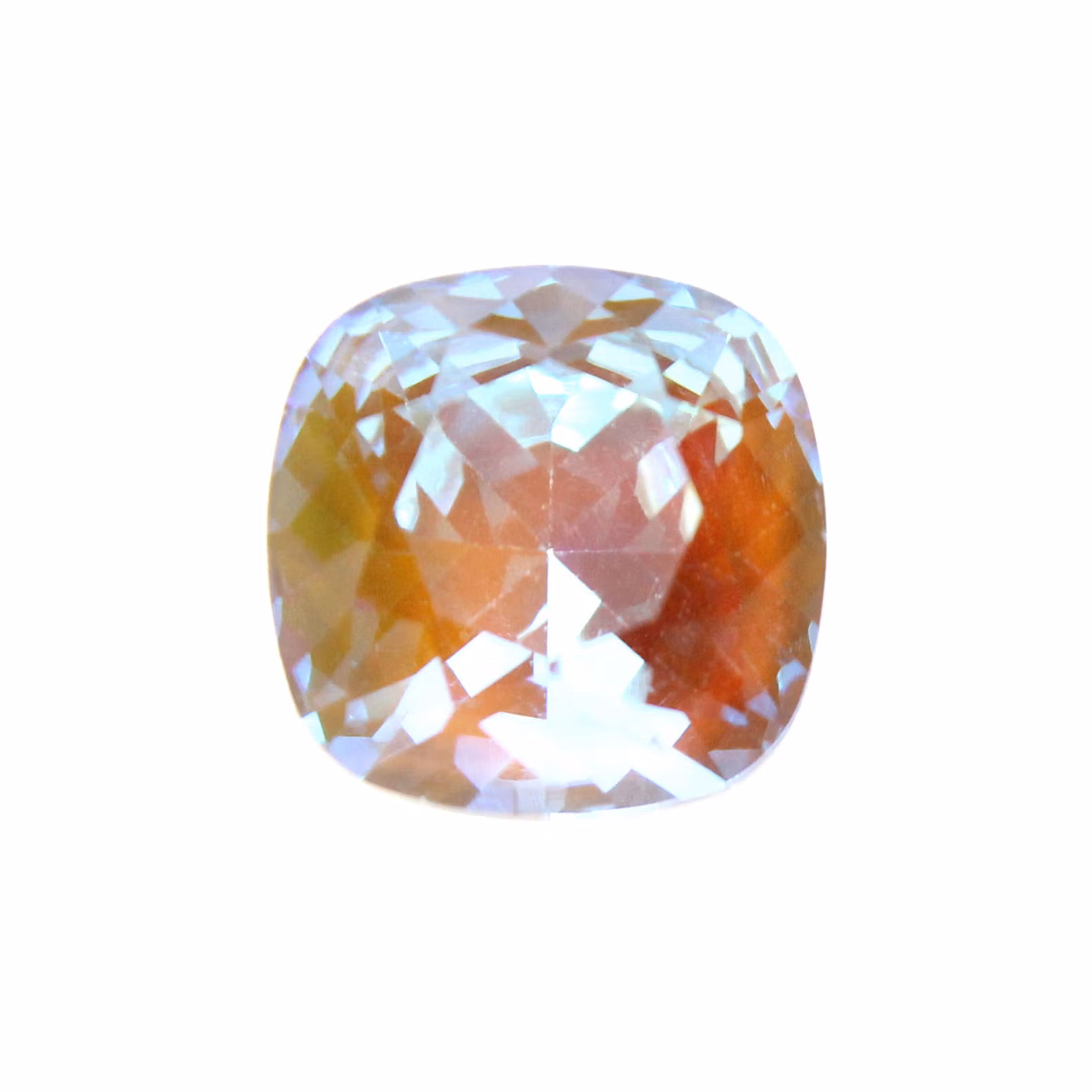 Greige Fluorescense AB A Kvalitet Kinesisk Strass Cushion Square 12mm 2st