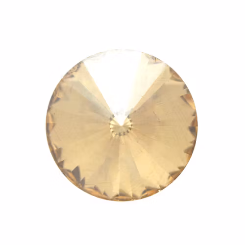 Gold Shade Kinesisk Rivoli 18mm 2st