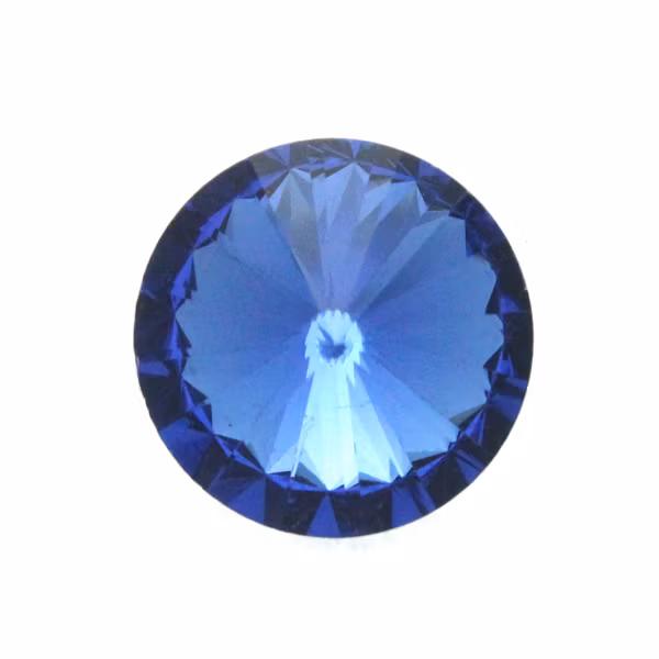 Sapphire Kinesisk Rivoli 18mm 2st