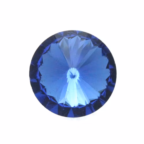Sapphire Kinesisk Rivoli 18mm 2st
