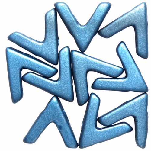 Alabaster Metallic Dark Turquoise AVA 5st