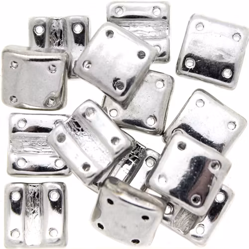 Crystal Labrador Full Fixer Bead Vertical Holes 5g