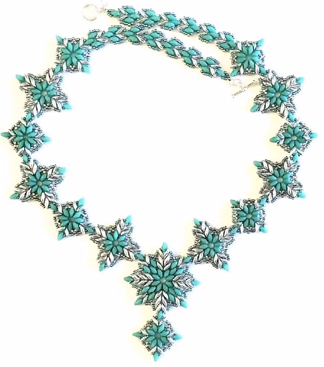 Wave Star Halsband PDF 1pkt Wave Bead/Superduo
