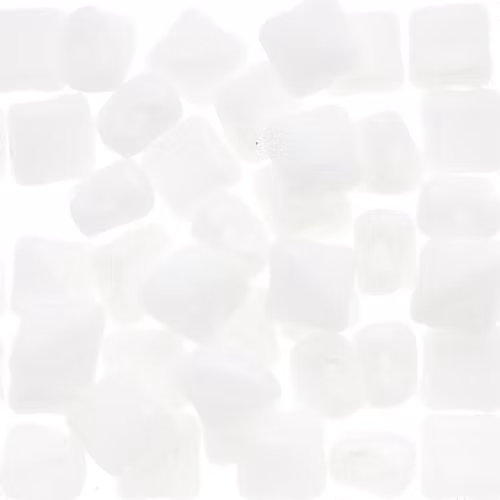 Opaque White Silky Beads Mini 40st