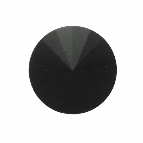 Jet Kinesisk Rivoli 10mm 4st