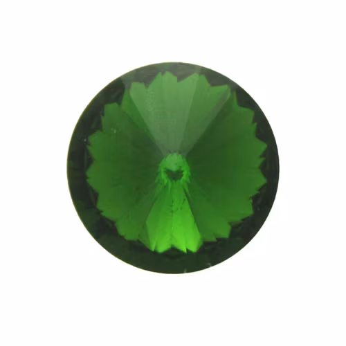 Dark Green Kinesisk Rivoli 14mm 2st
