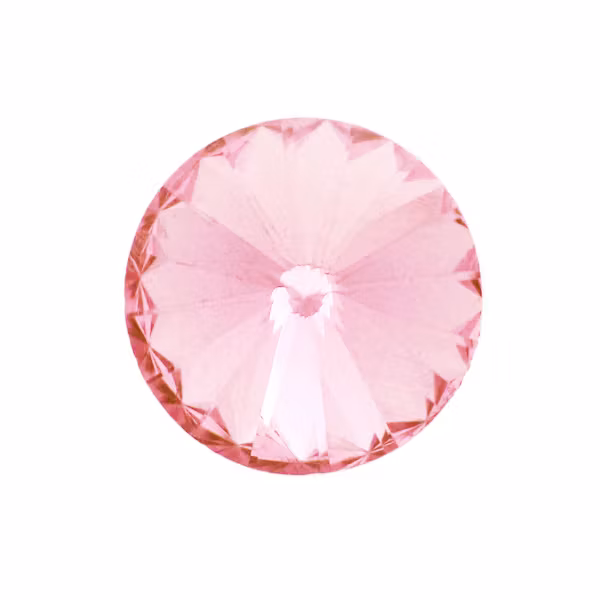 Pink Kinesisk Rivoli 14mm 2st