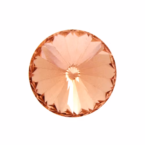 Peach Kinesisk Rivoli 10mm 4st