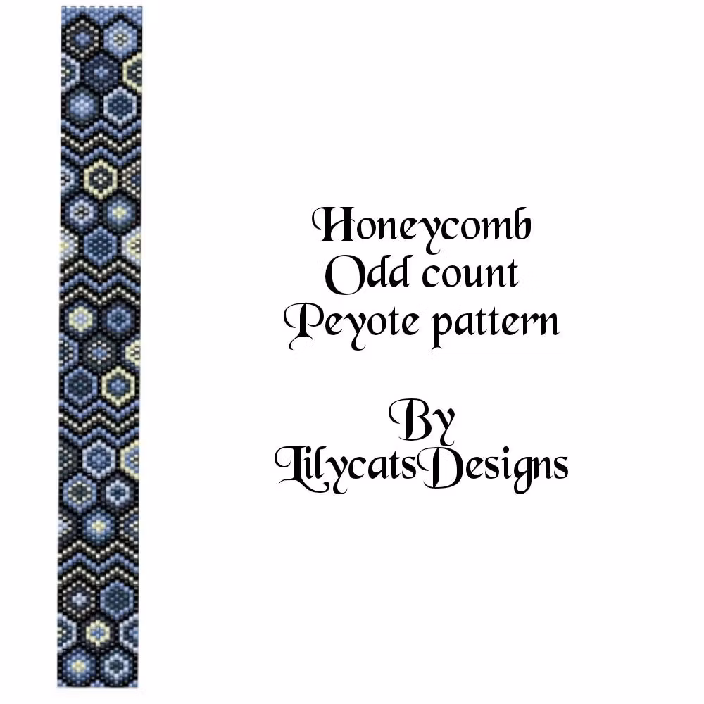 Honeycomb Peyote Armband PDF