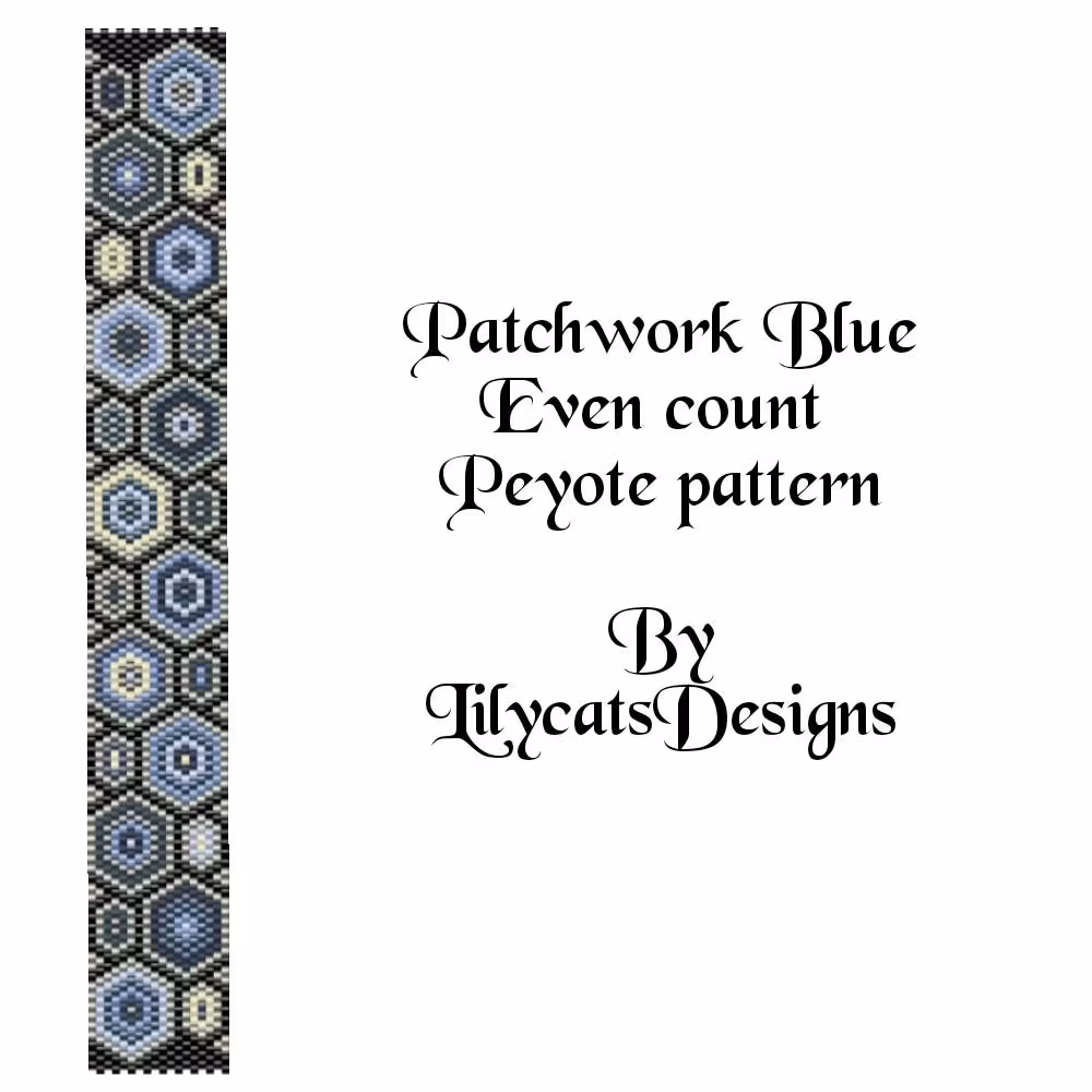 Patchwork Blue Armband PDF