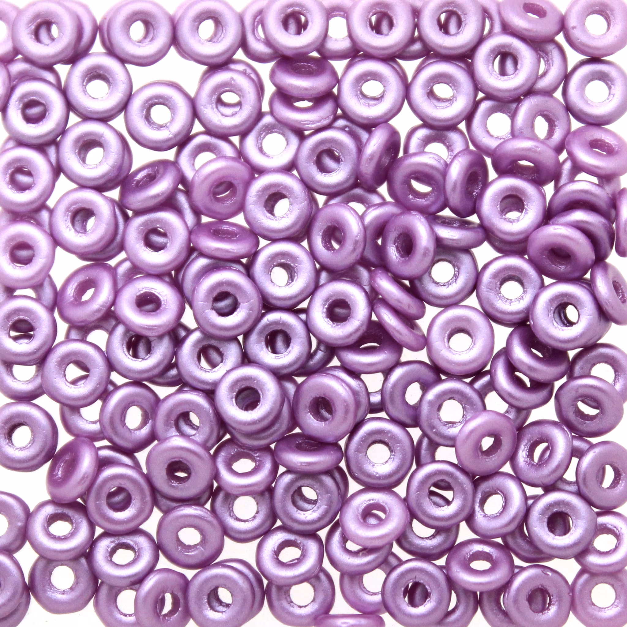 Alabaster Pastel Lila O Beads 5g