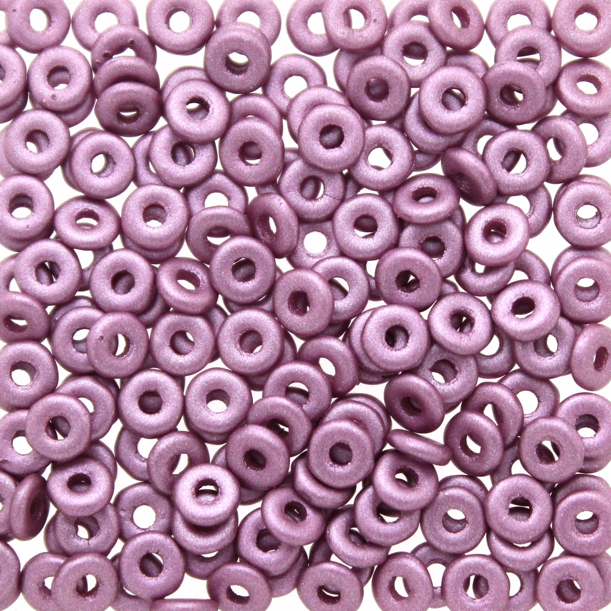 Alabaster Magenta O Beads 5g