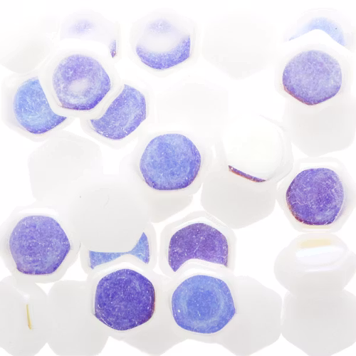 Opaque White AB Honeycomb 30st