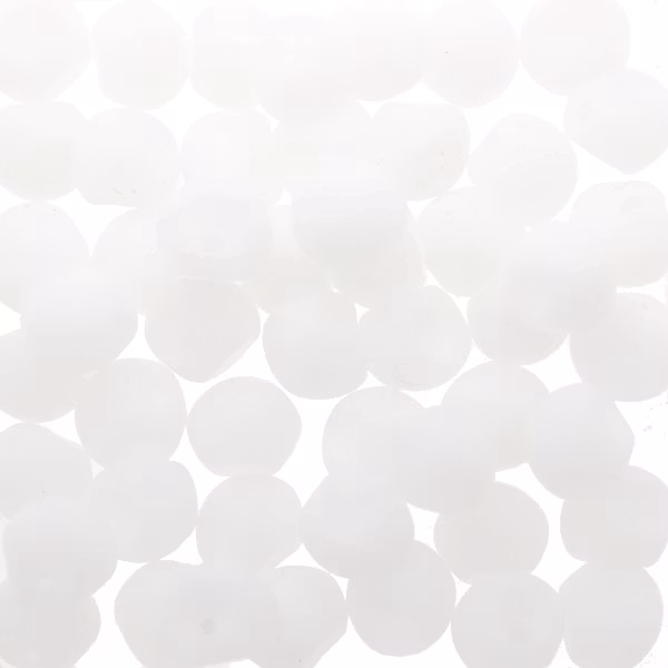 Alabaster Mat Mushroom 5x6mm 20st
