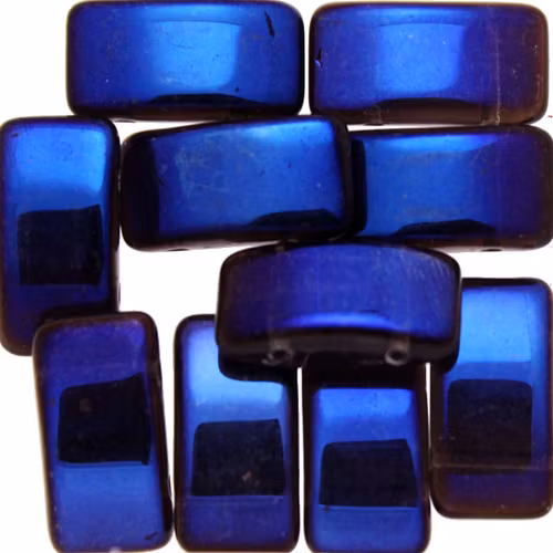 Crystal Full Azuro Carrier Beads 9x17mm 5st