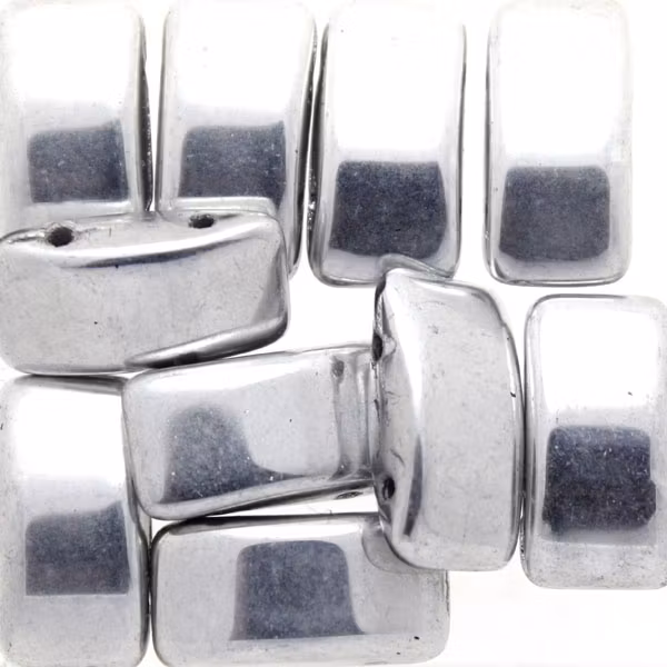 Crystal Labrador Full Carrier Beads 9x17mm 5st