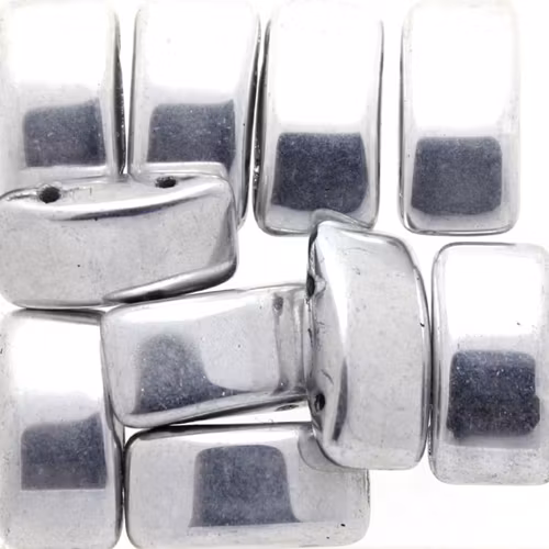Crystal Labrador Full Carrier Beads 9x17mm 5st