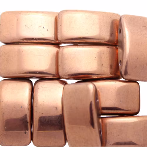 Crystal Santander Carrier Beads 9x17mm 5st