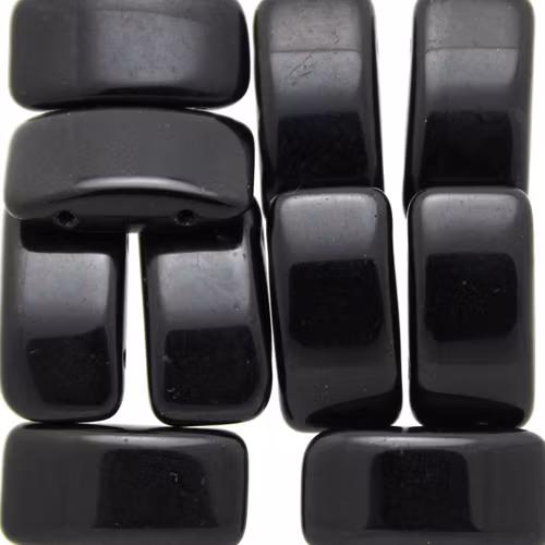 Jet Carrier Beads 9x17mm 5st