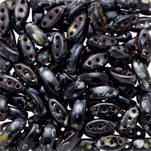 Jet Dark Travertin Cali Bead 5g