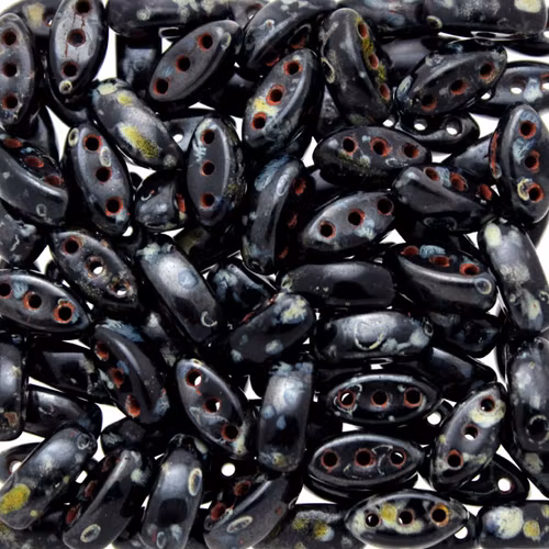 Jet Dark Travertin Cali Bead 5g