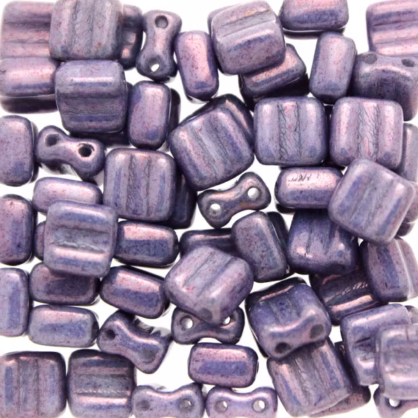 Alabaster Lila Vega Luster Groovy Tile 5g