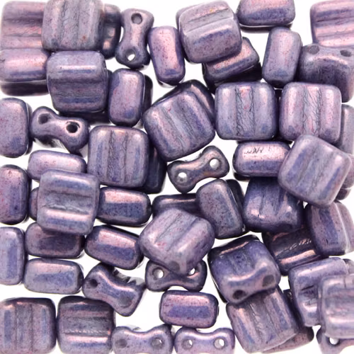 Alabaster Lila Vega Luster Groovy Tile 5g