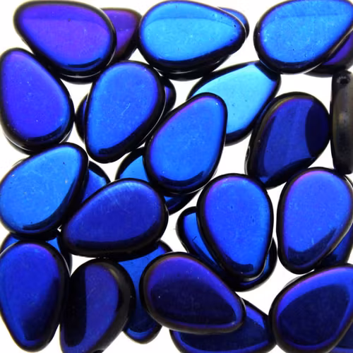 Jet Full Azuro Teardrop 9x11mm 5g