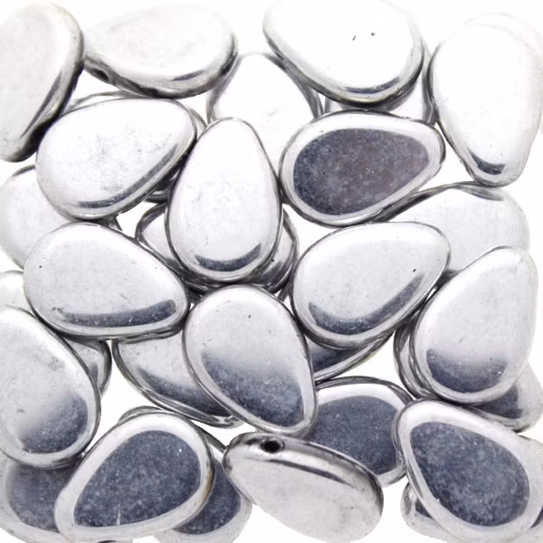 Jet Labrador Full Teardrop 9x11mm 5g