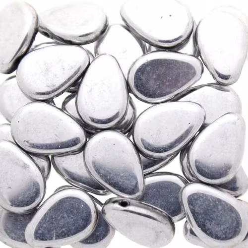 Jet Labrador Full Teardrop 9x11mm 5g