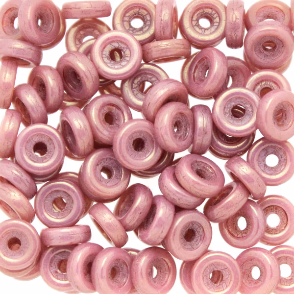 Opaque White Gold Luster Wheel 6mm 10g