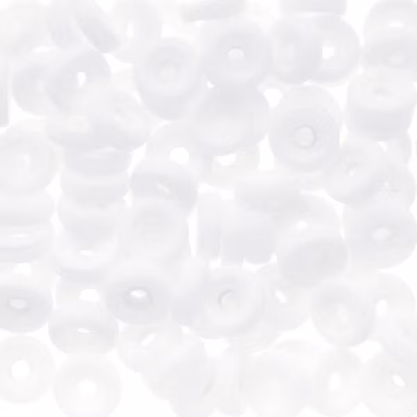 Opaque White Wheel 6mm 10g