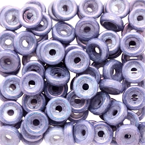 Opaque White Lila Vega Luster Wheel 6mm 10g