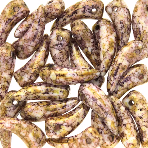 Alabaster Senegal Purple Tooth 6x16mm 5g