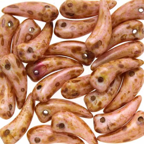 Alabaster Picasso Pink Tooth 6x16mm 5g