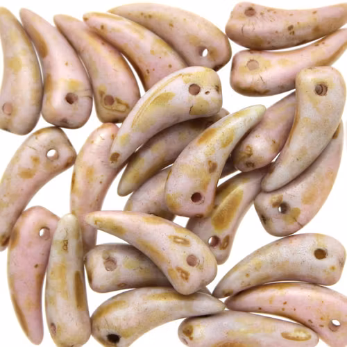 Alabaster Travertin Red Tooth 6x16mm 5g