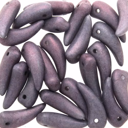 Alabaster Mat Mat Lila Vega Luster Tooth 6x16mm 5g