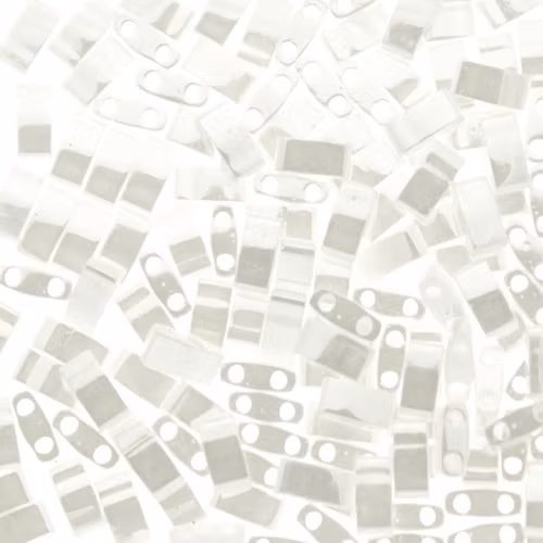 White Pearl Luster HTL0420 Miyuki Half Tila 5g