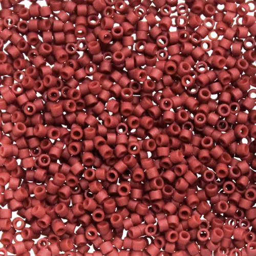 Dyed Semi-matte Opaque Red DB-0796 Delica 11/0 5g