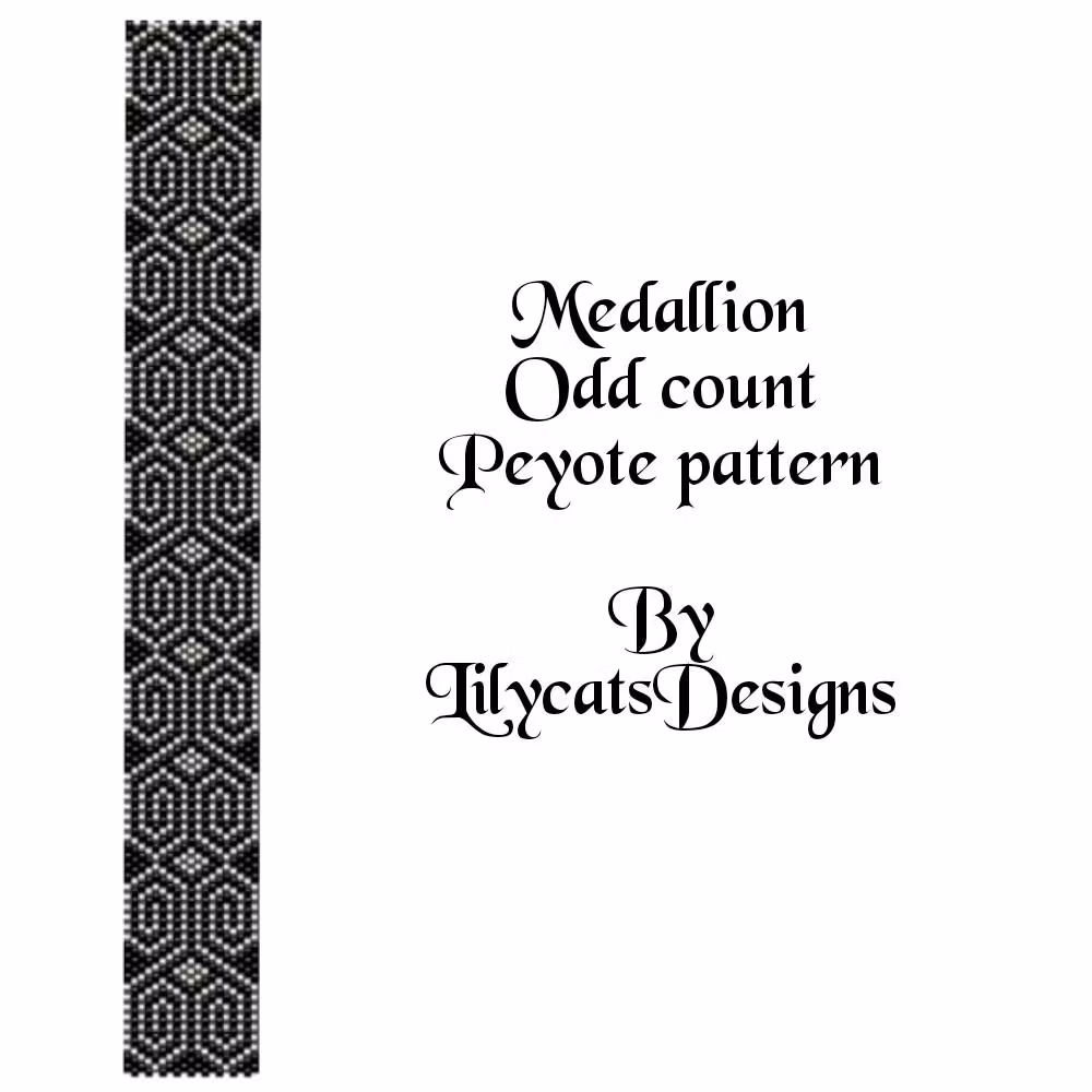Medallion Peyote Armband PDF