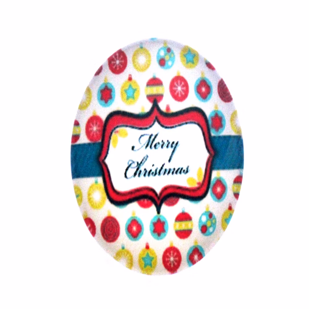 Julmotiv 10 Cabochon 25x18mm 1st