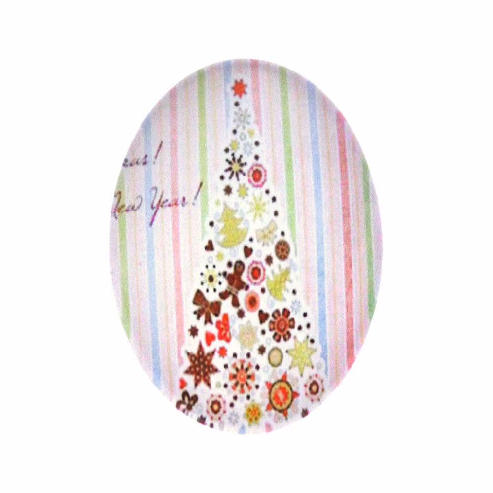 Julmotiv 30 Cabochon 25x18mm 1st